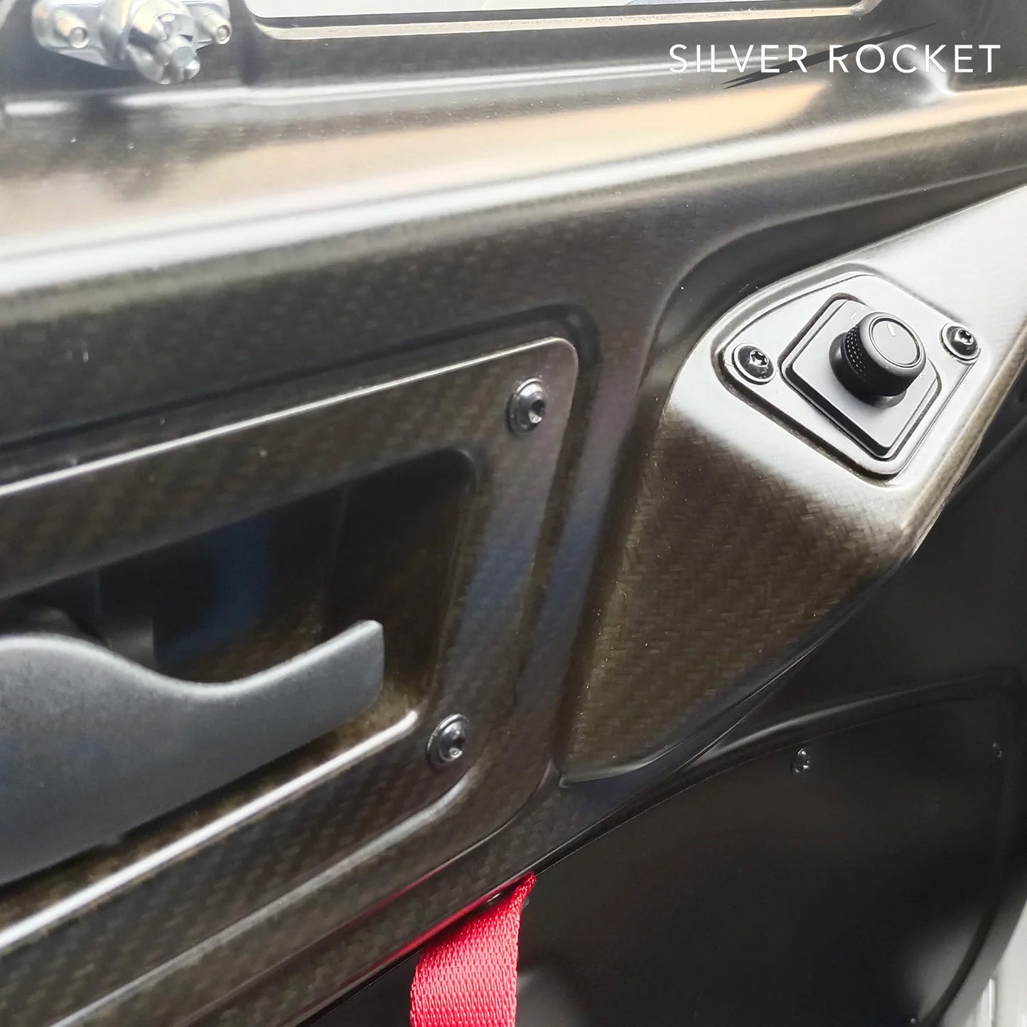 PORTE CARBONIO LEGGERO PORSCHE MOTORSPORT E ASSEMBLAGGIO FINESTRE LATERALI RESINA - 9F2831052BY / 9F2831051BY [PORSCHE 981 / 718 / GT4 / RS / Clubsport]