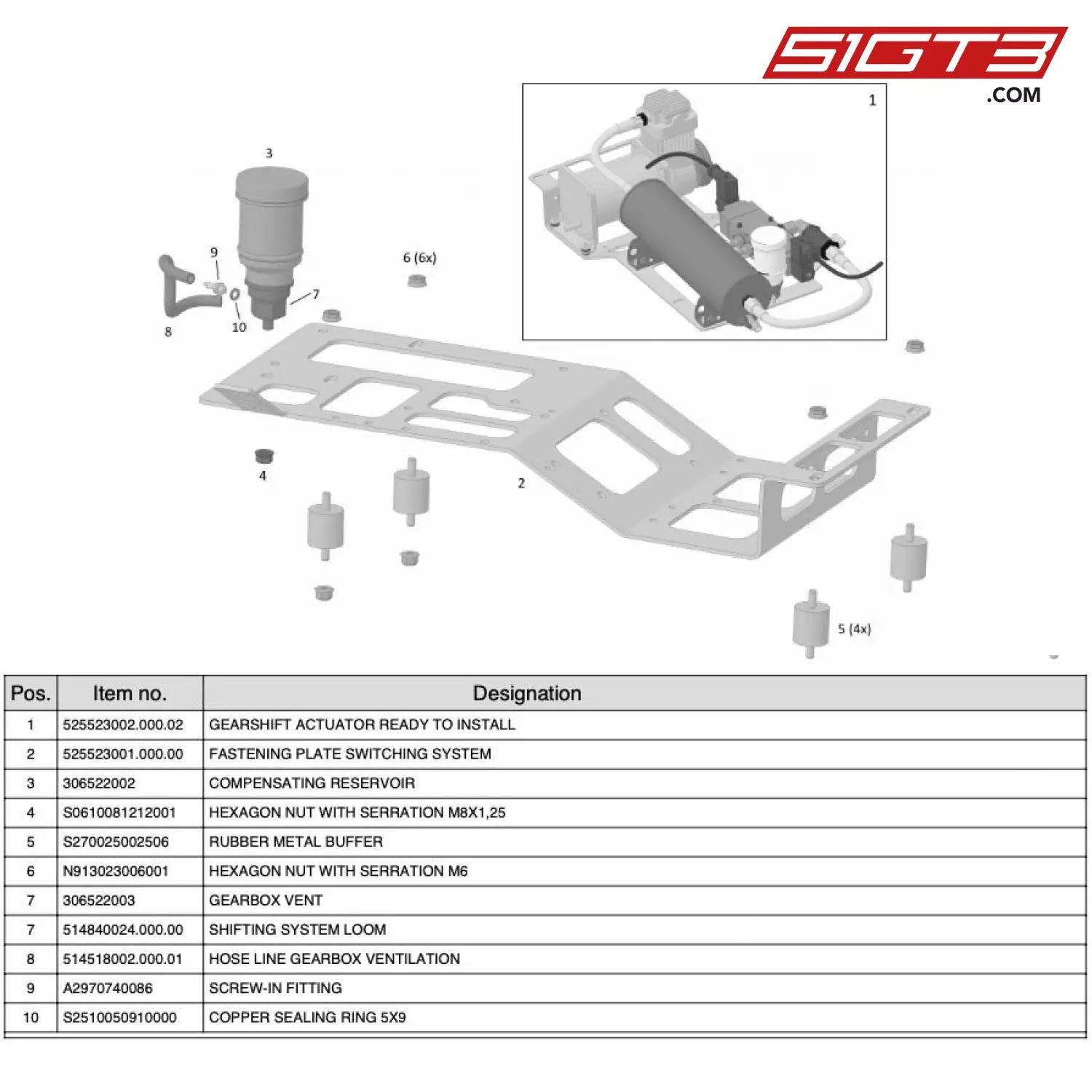 Hose Line Gearbox Ventilation - 514518002.000.01 [Mercedes-Amg Gt4] Gearshift Actuation 1