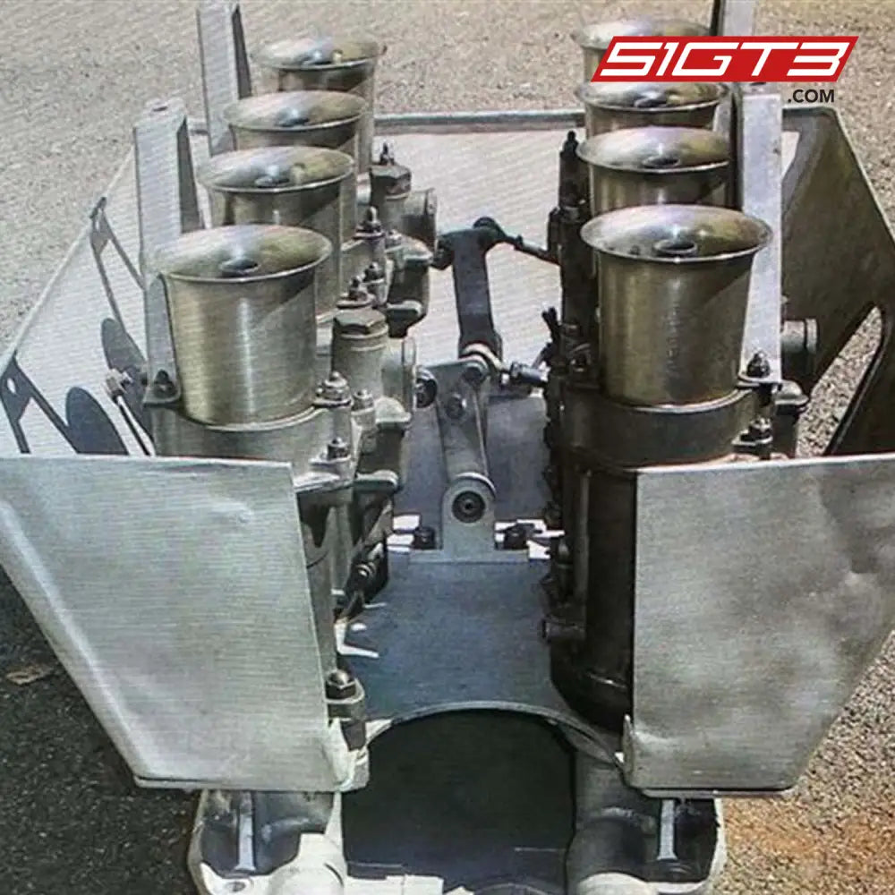 Intake Manifold Weber Carburetors - 48Ida1 [Ford Gt40] Intake Manifold & Hoses