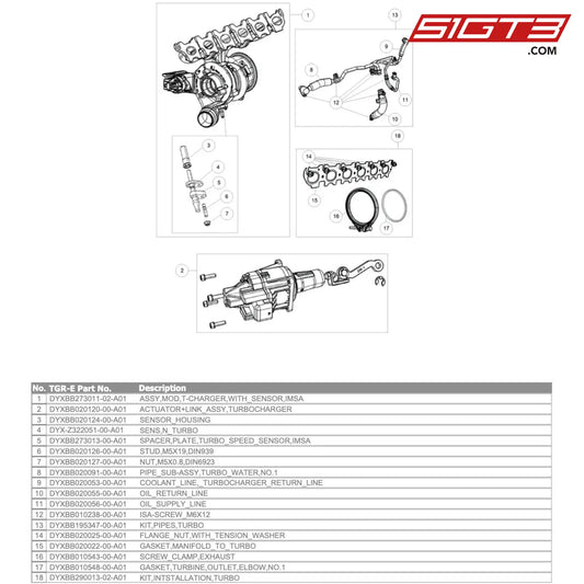 Isa-Screw_M6X12 - Dyxbb010238-00-A01 [Gr Supra Gt4 Evo] Turbocharger