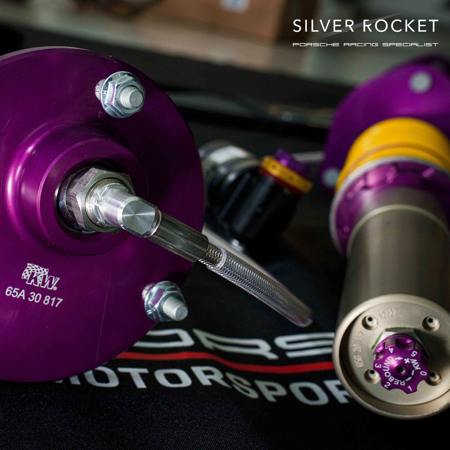 SilverRocket CUSTOMIZED KW GT4 RS V4 RACING COILOVER KIT [PORSCHE 718 GT4 RS]