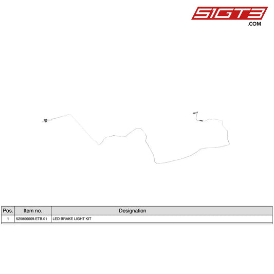 Led Brake Light Kit - 525806009.Etb.01 [Mercedes-Amg Gt4] Se Led Brake Light