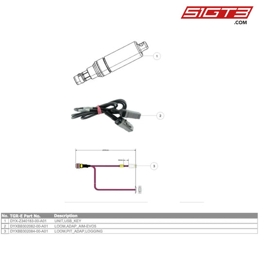 Loom Adap_Aim-Evo5 Gt4 Evo - Dyxbb302082-00-A01 [Gr Supra Evo] Option Logging