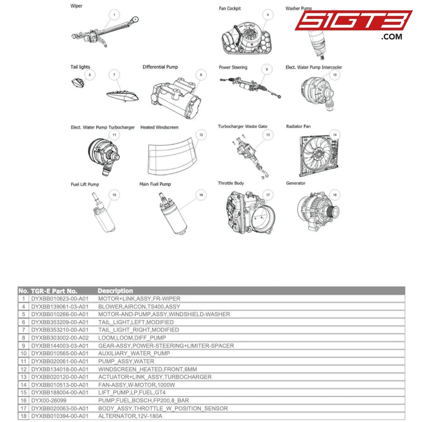 Loom Diff_Pump Gt4 Evo - Dyxbb303002-00-A02 [Gr Supra Evo] Actuators