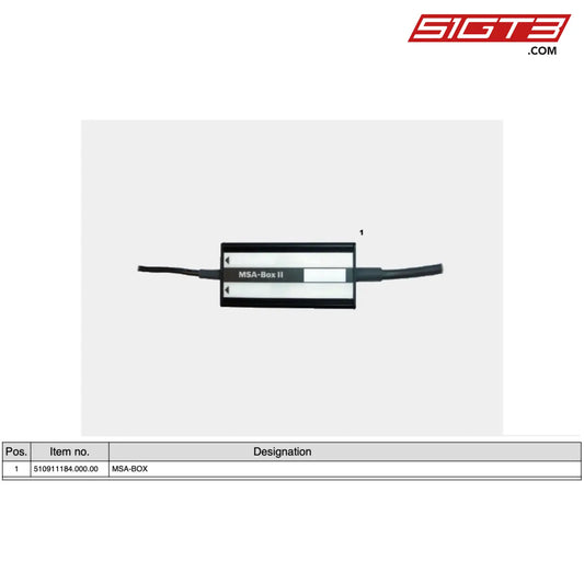 Msa-Box - 510911184.000.00 [Mercedes-Amg Gt4] Se Electric Ii