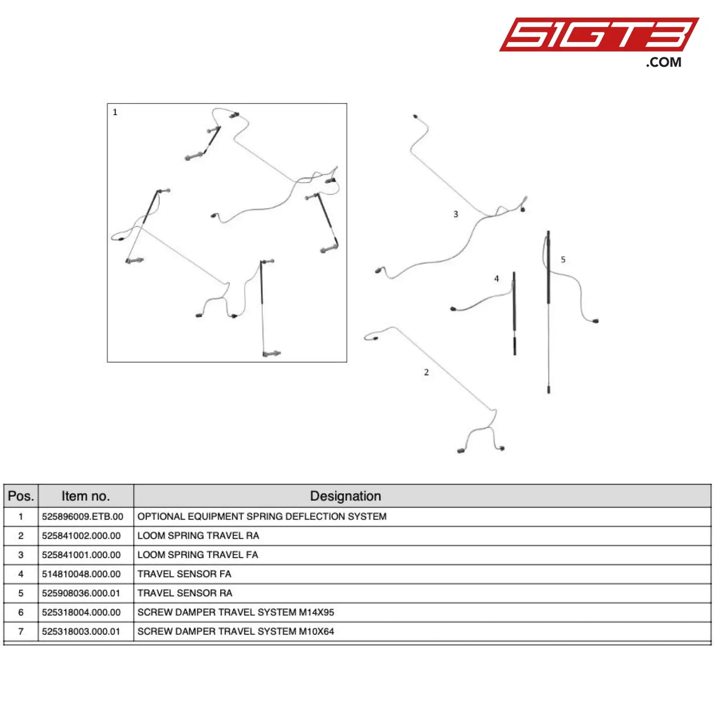 Optional Equipment Spring Deflection System - 525896009.Etb.00 [Mercedes-Amg Gt4] Se Damper