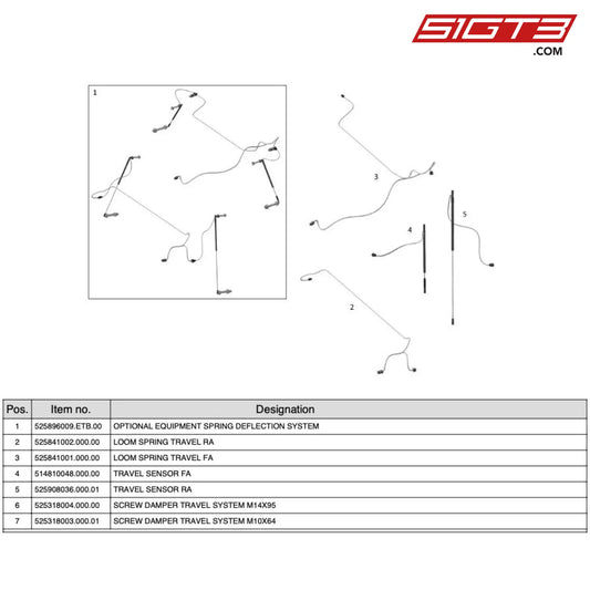 Optional Equipment Spring Deflection System - 525896009.Etb.00 [Mercedes-Amg Gt4] Se Damper