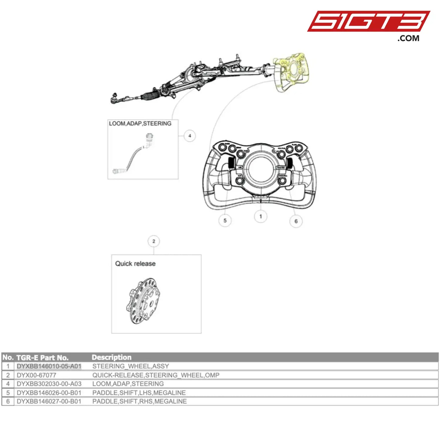 Paddle Shift Lhs Megaline - Dyxbb146026-00-B01 [Gr Supra Gt4 Evo] Steering Wheel