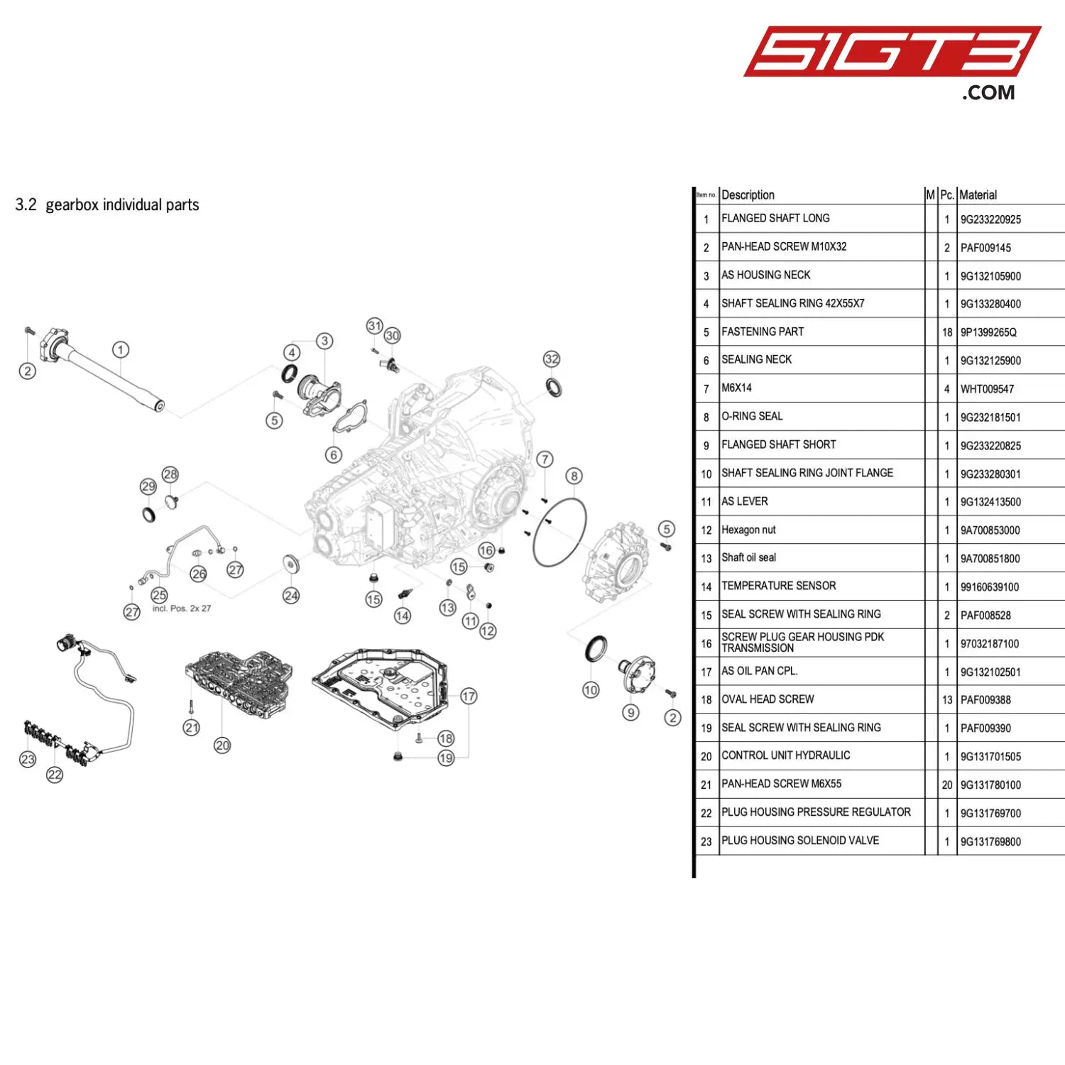 Plug Housing Solenoid Valve - 9G131769800 [Porsche 718 Cayman Gt4 Rs Clubsport] Gearbox Individual
