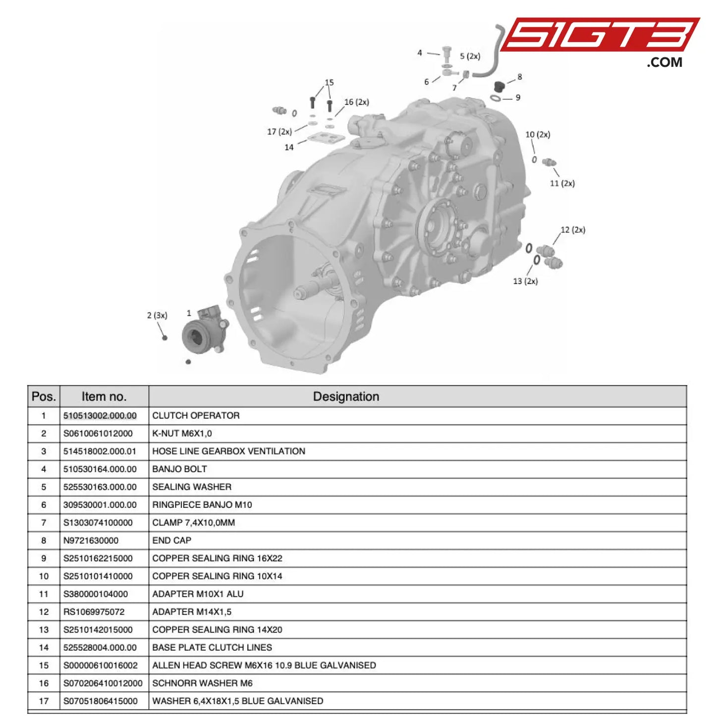 Ringpiece Banjo M10 - 309530001.000.00 [Mercedes-Amg Gt4] Gearbox