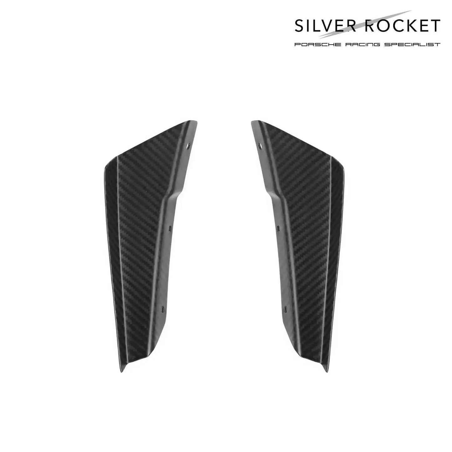 SilverRocket DRY CARBON FIBER CLUBSPORT DIVE PLANE - 9F2807161 / 9F2807162  [PORSCHE 718 GT4 Clubsport / 718 GT4 RS Clubsport]