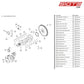Spacing Washer Speed Sensor - 99160691200 [Porsche 718 Cayman Gt4 Clubsport] Crank Shaft And Conrod