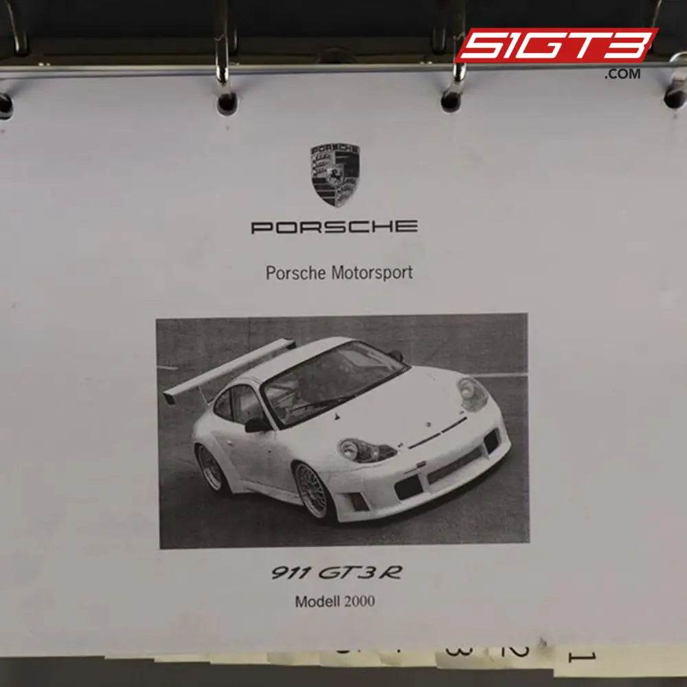 Spare Parts Catalogue - Wrk00100600 [Porsche 996 Gt3R]