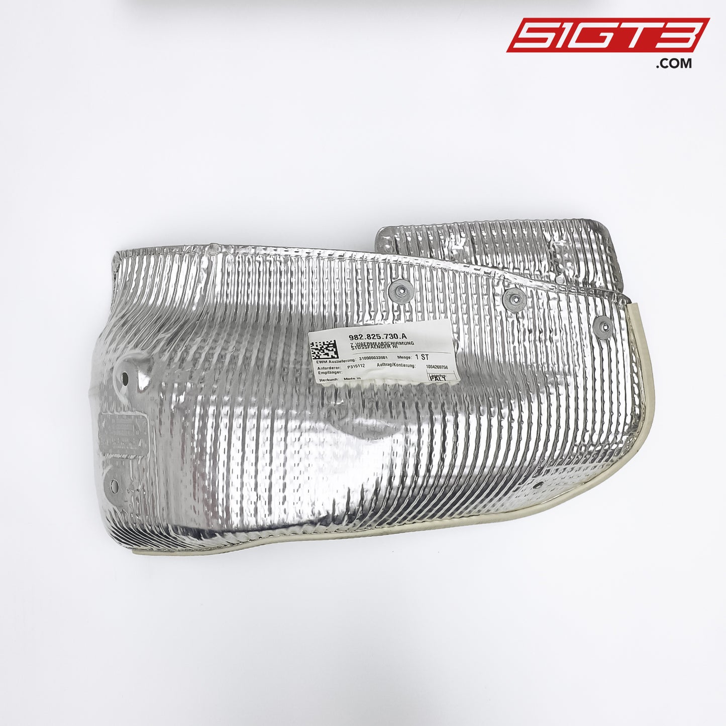 Z HEAT SHIELD RIGHT - 982825730A [PORSCHE 718 Cayman GT4 RS Clubsport]