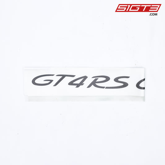 NAMEPLATE - 9F2853675A [PORSCHE 718 Cayman GT4 RS Clubsport]